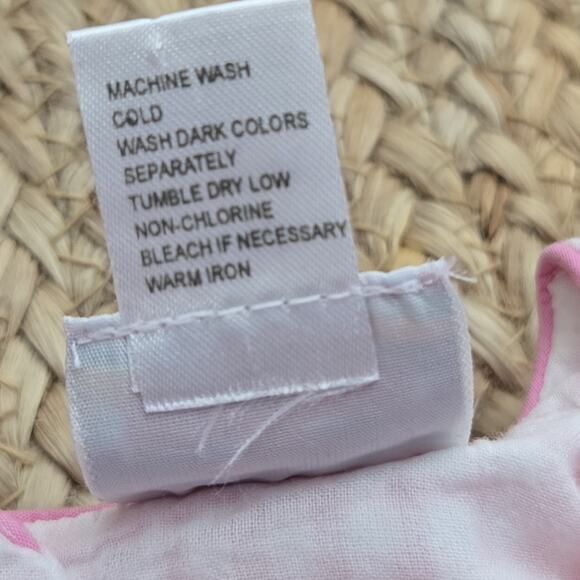 Cotton Kids Seersucker Outfit Set Pink Check Whale Nautical Beach Summer 24mos - Picture 7 of 7